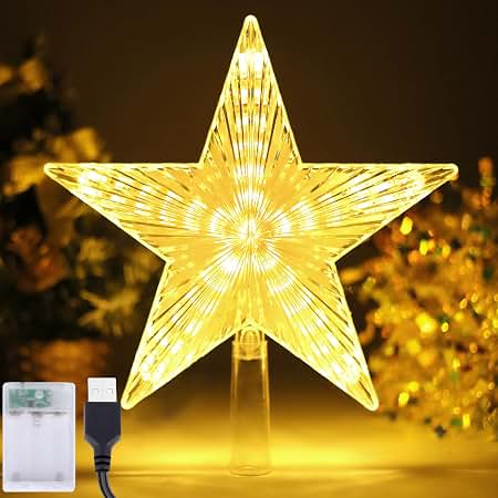 Christmas Tree Topper-Various Colours