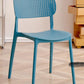 MFurn Modern Perforated-Back Dining Chair – Various Colours