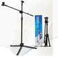 Professional Swing Boom Floor Metal Stand Microphone Holder 106