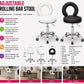 MFurn Adjustable Rolling Bar Stool-Various Colours