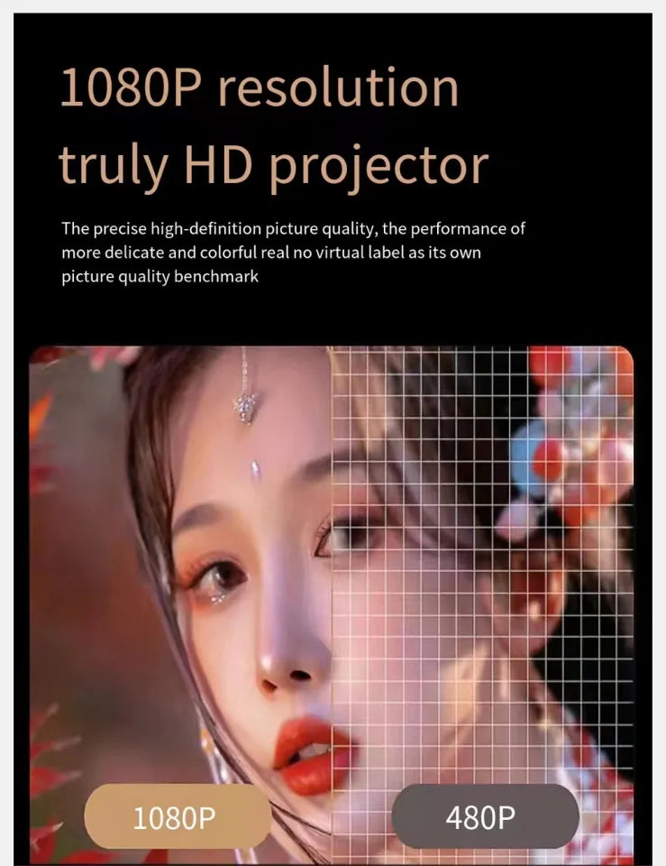 Multimedia Projector Home HD 1080P projector