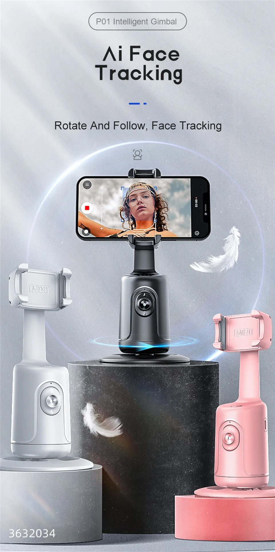 Smart Auto Face Detecting Tripod