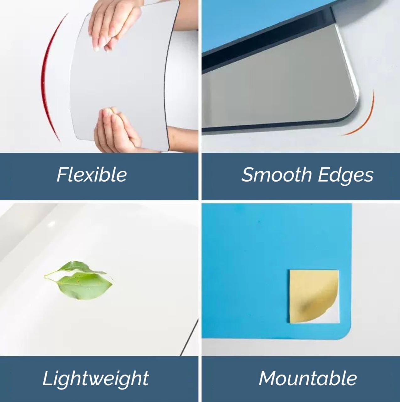 Acrylic Mirror Frameless Sticker