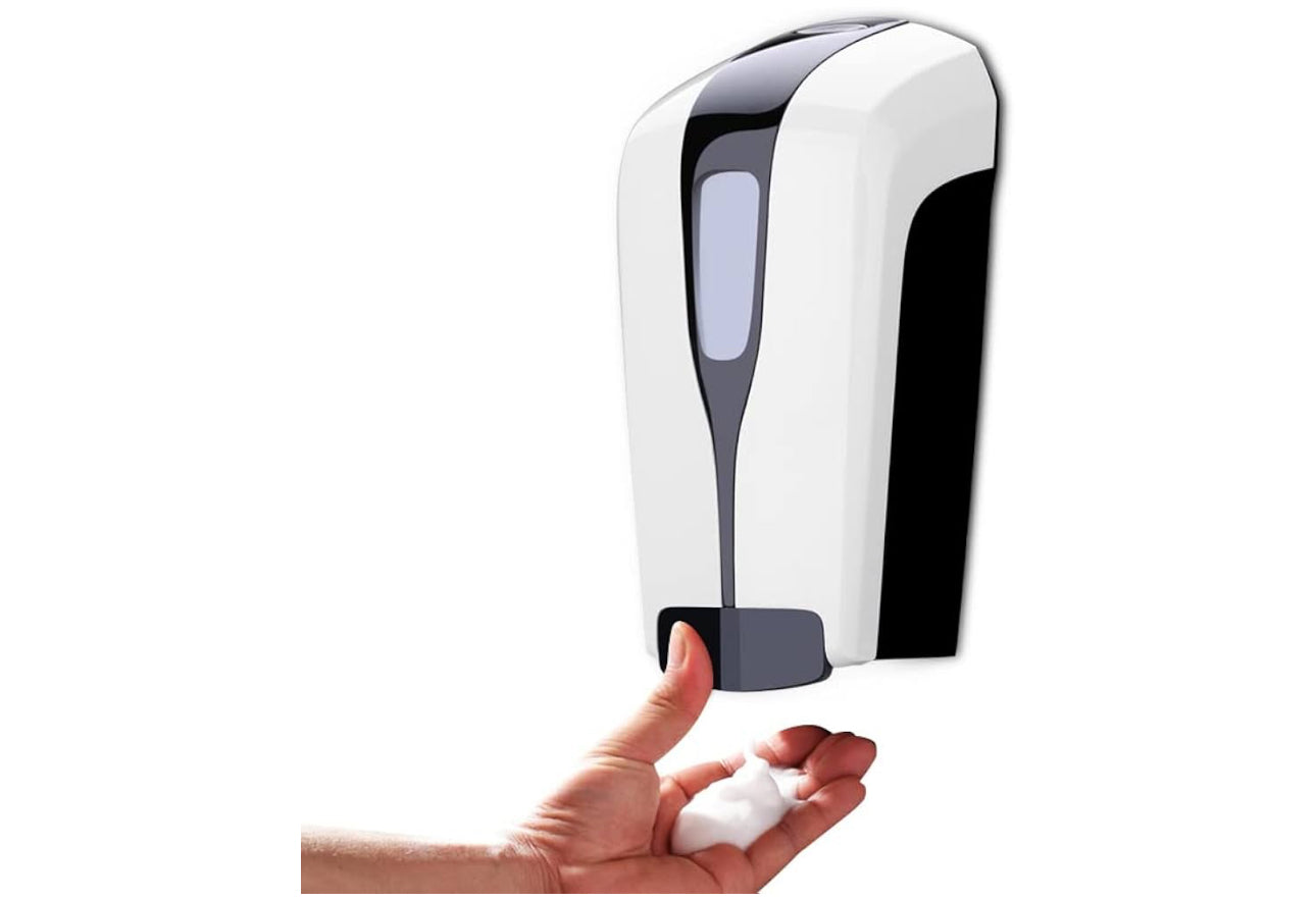 MHome Wall Mounted Soap Dispenser, Wall Dispenser for Liquid Soap,Shower Gel-500ml