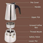 MHome Expresso Maker Stainless Steel - 2 Cup