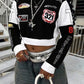 Ladies Motor Biker Cropped Stylish Jacket-Various Colours