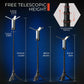 Rechargeable LED Work Light with Stand - Cordless Dimmable Camping Light with Detachable Tripod,Hooks and Carrying Bag