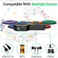 MTech 7-Pad Kids Electronic Drum Set – Roll-Up Portable Electric Drum Kit