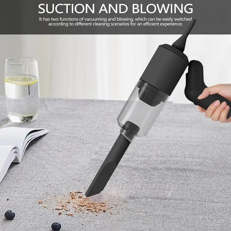 Mini Vacuum Cleaner Car Household Dust Sweeper Small Car With Fully Automatic High Power Powerful Cleaning Tool For Car