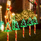 MTech Christmas Solar Lights 5-Pack – Outdoor Star & Snowflake Pathway Lights
