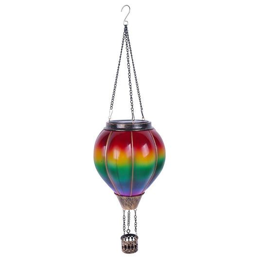 Solar Hot Air Balloon Outdoor LED Hanging Lantern Decorative Light For Patio