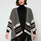 Ladies Poncho-Style Cardigan -Various Colours