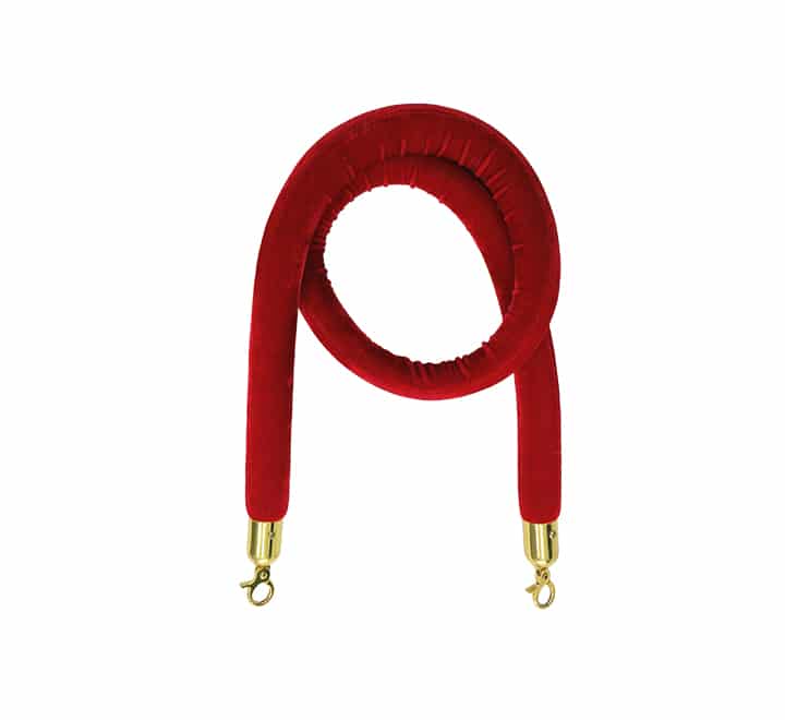 MFURN Event Barriers Stanchion Rope Set - Gold