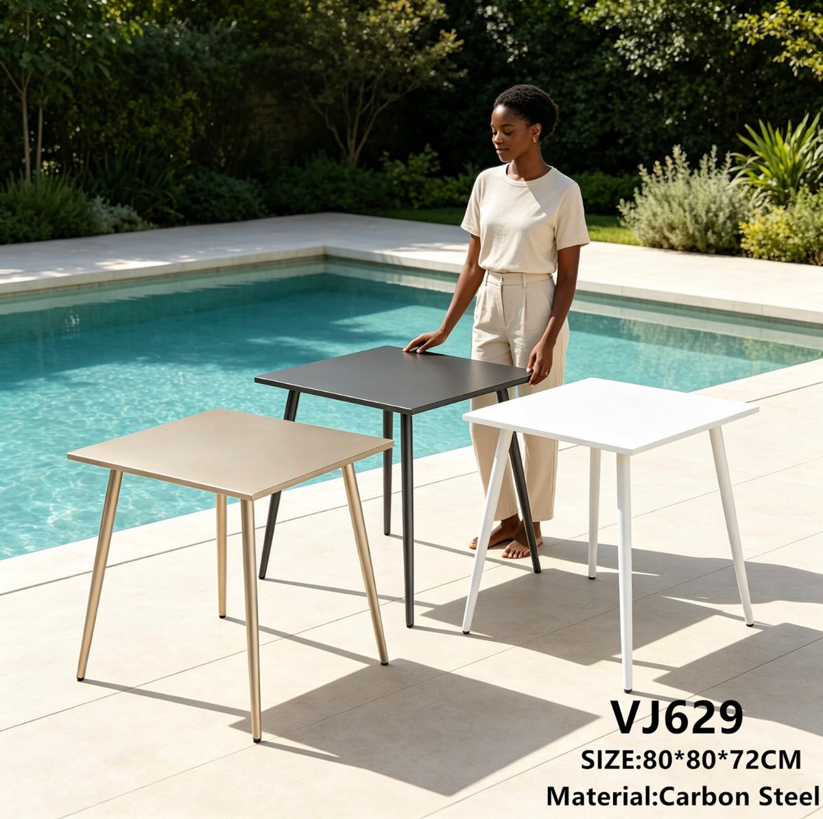 MFURN Stylish Dining Tables-Square & Round Options-Various Colours
