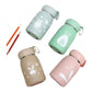 MHome Rabbit Themed Glass Bottles With Plastic Lamination 360ml-Various Colours