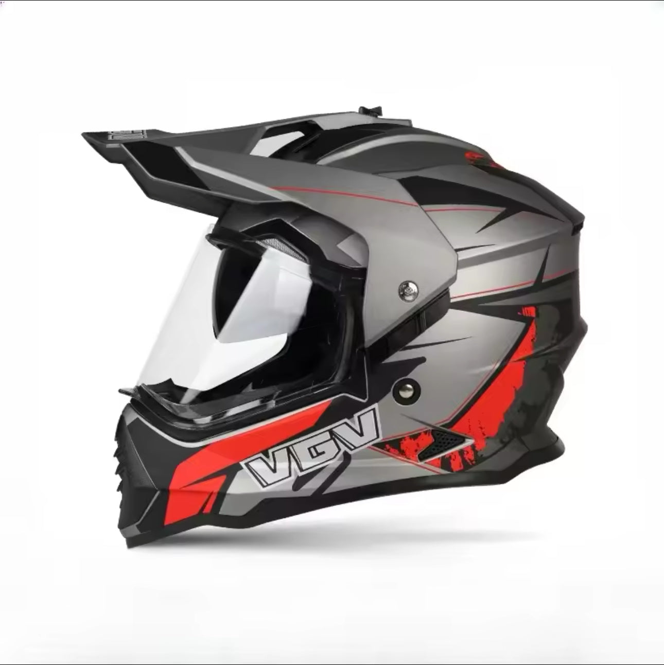 VGV Motocross Helmet DOT Certification MTB ATV Motorcycle Cascos Carbon Fiber Pattern Off-Road Capacete Motorbike Anti-Glare