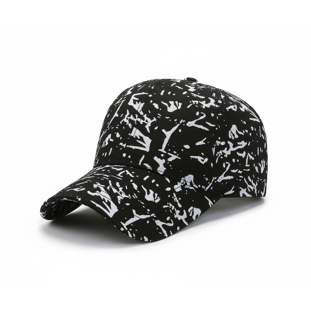 Unisex Graffiti Baseball Cap, K-Pop Boys Outdoor Snapback Hat