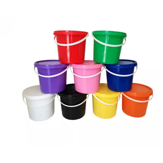 10L Plastic Utility Bucket with Lid – Multi-Purpose Storage Bucket