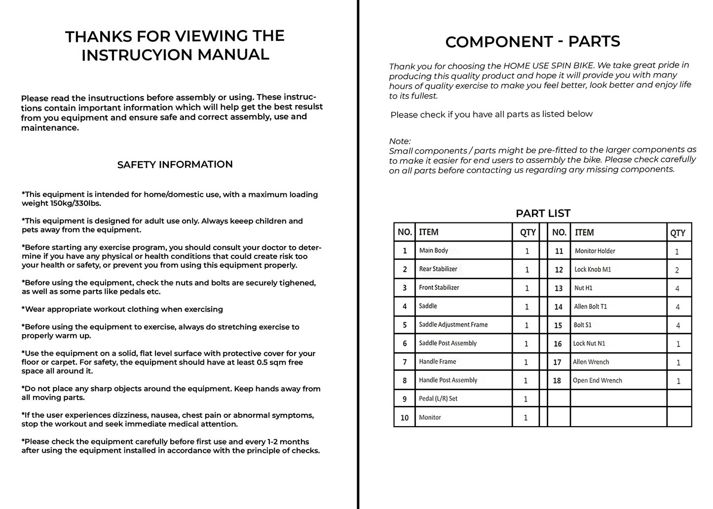 Cardio Spinning Bike