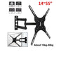Aerbes Wall Mount Swivel TV Bracket 14-55 Inch
