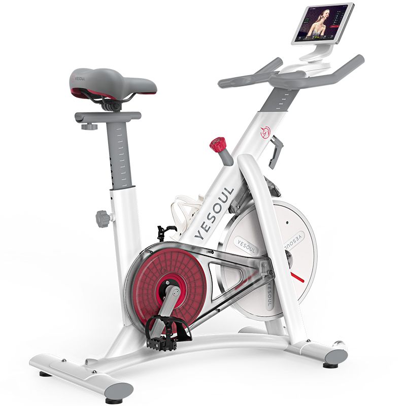 S3 Indoor Exercise Bike – Silent Magnetic Resistance Bluetooth Connectivity – Gloss White