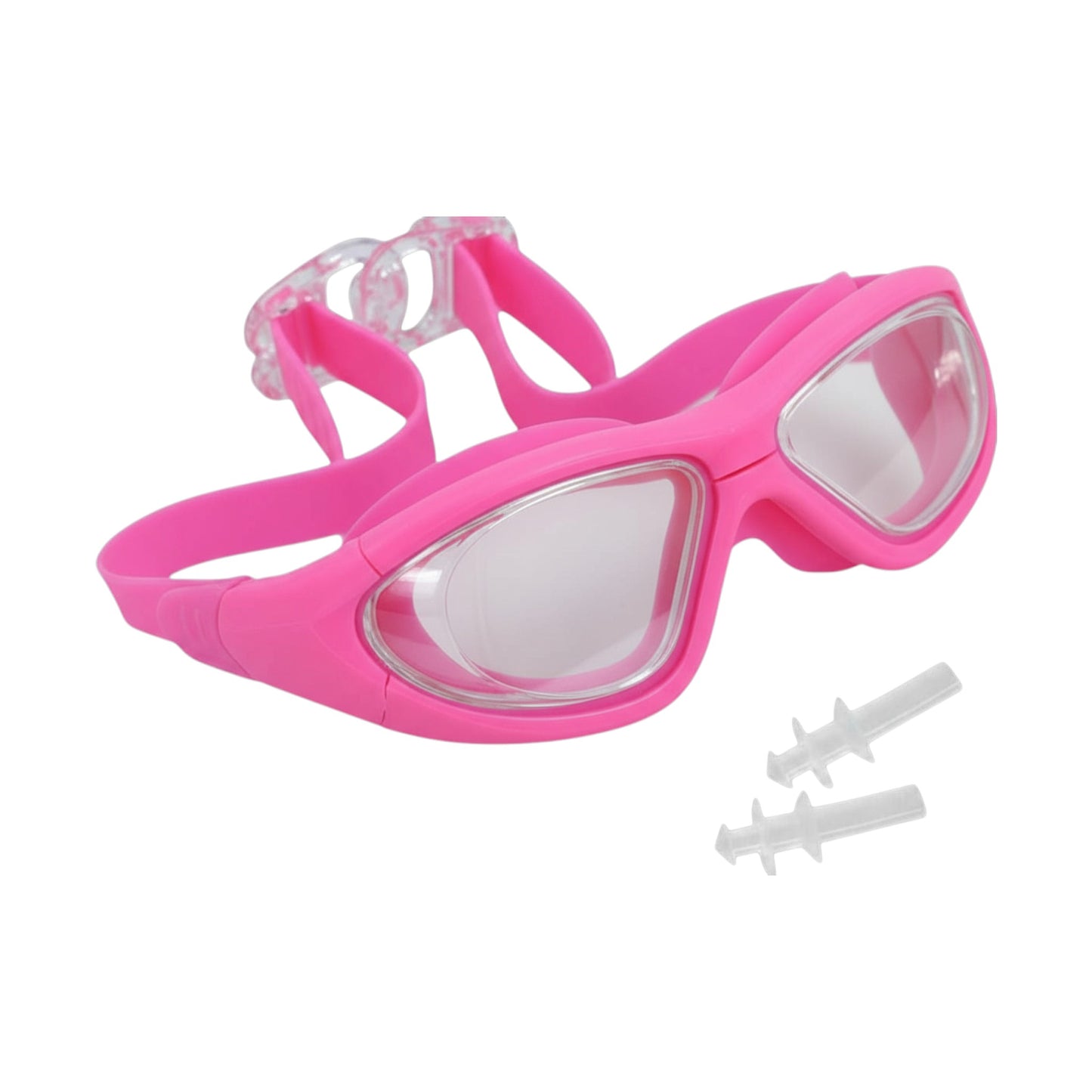 Kids Swimming Goggles (Ages 6–14) with Ear Plugs