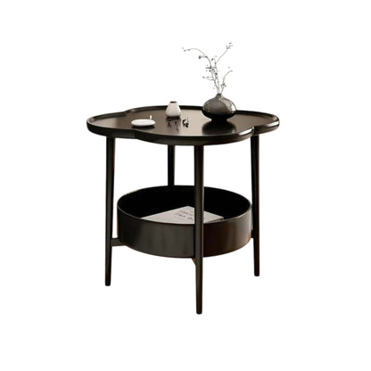 MFurn Luxury 2-Tier 4-Leaf Clover Side Table – Modern Coffee &amp; Bedside Table