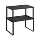 MHome Stackable Cabinet Organizer Shelf Set of 2 for Kitchen Counter Storage