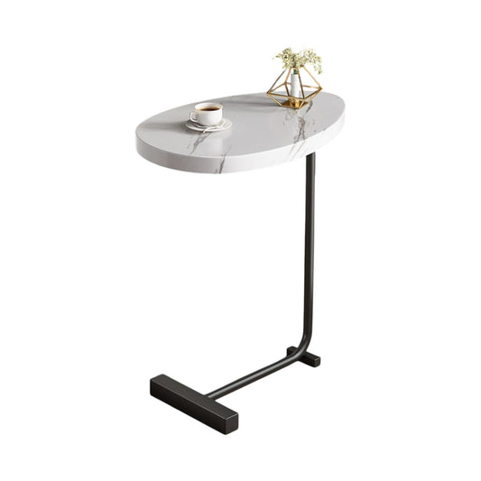 MFurn C-Shaped Side Table Waterdrop Flat Coffee Table – 45x30x60cm