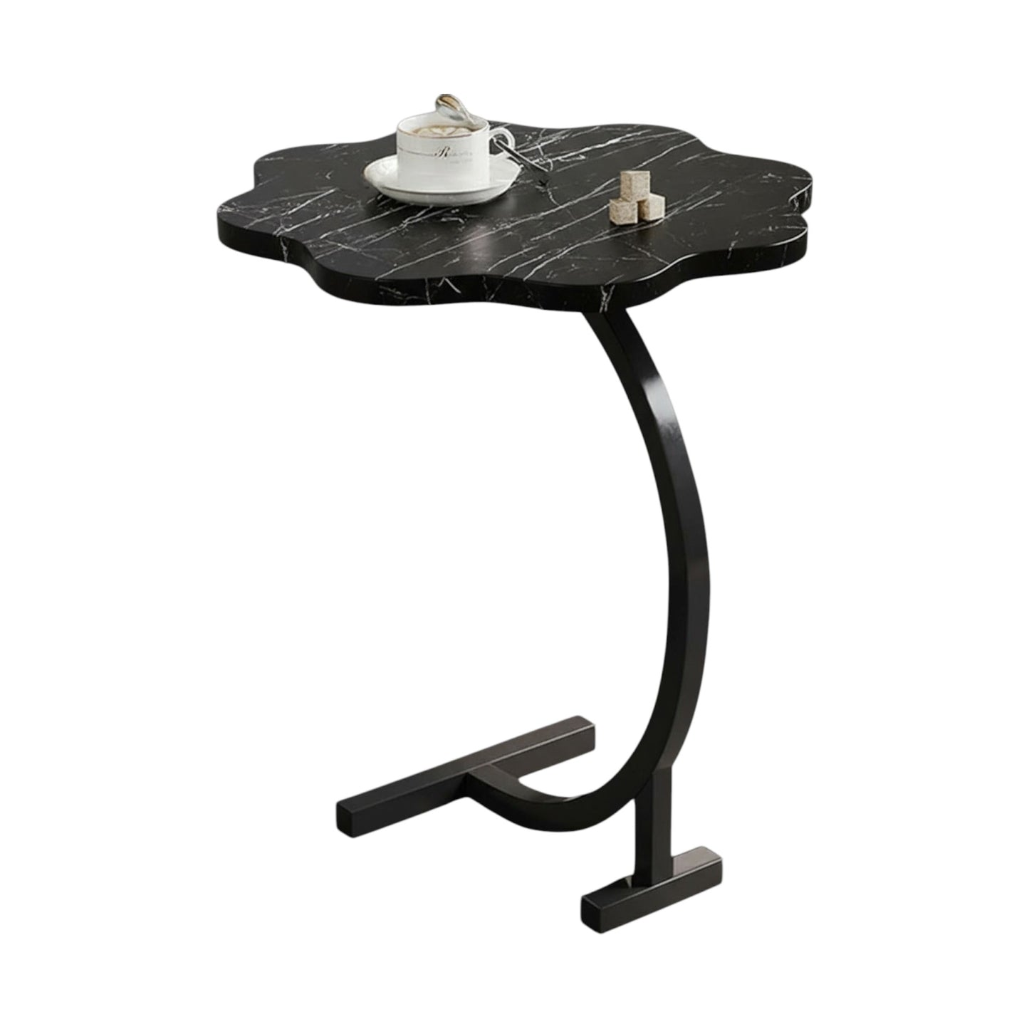 MFurn Bottomless Flower Coffee Table – C-Shaped Side Table