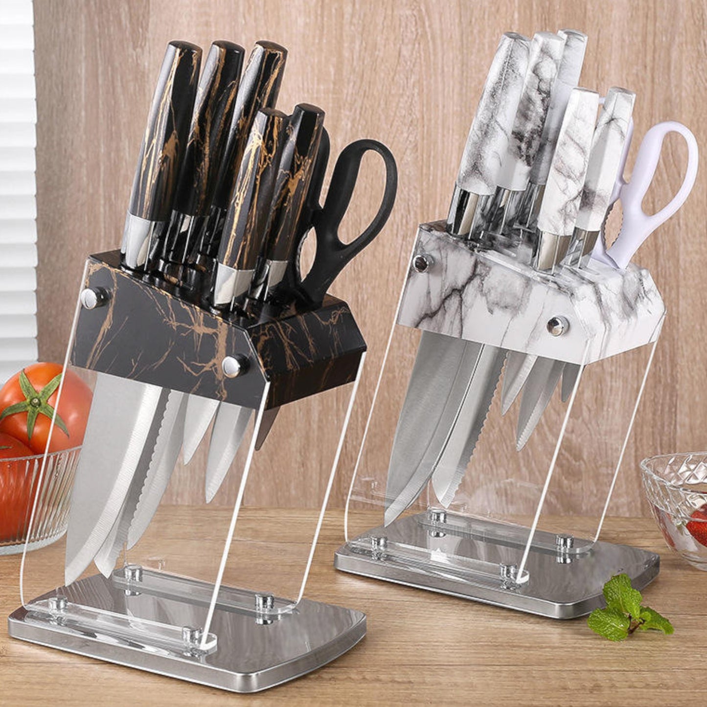 MHome 7-Piece Stainless Steel Chef Knife Set – Premium Kitchen Tools