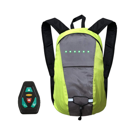 Reflective LED Sports Backpack with Remote Control – 15L USB Rechargeable Safety Bag
