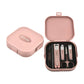 MBeauty 8-Piece Stainless Steel Nail Care Set with Portable Travel Case
