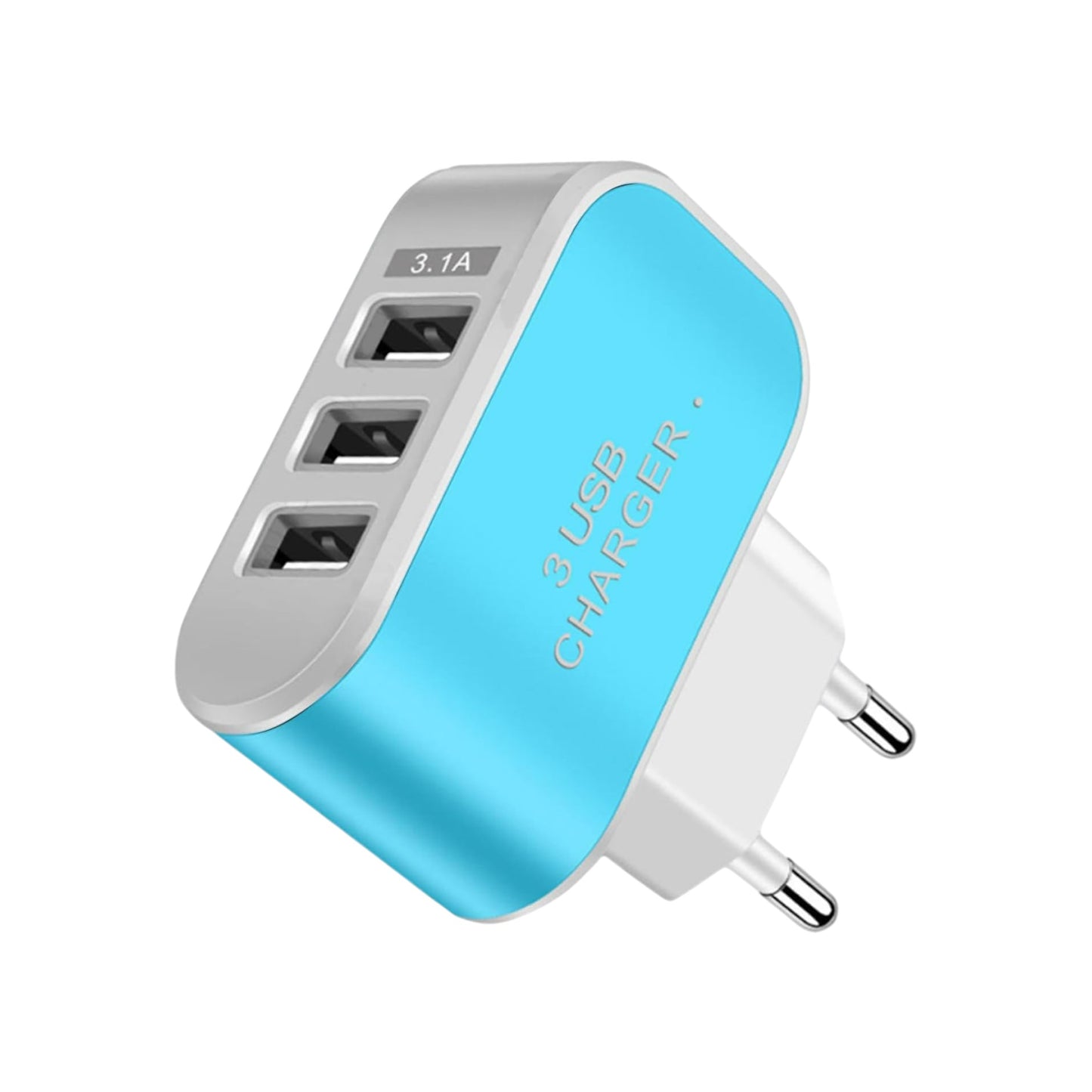 MTech USB Multiport Charger – 3-Port Luminous Intelligent USB Charging Pad (220V)