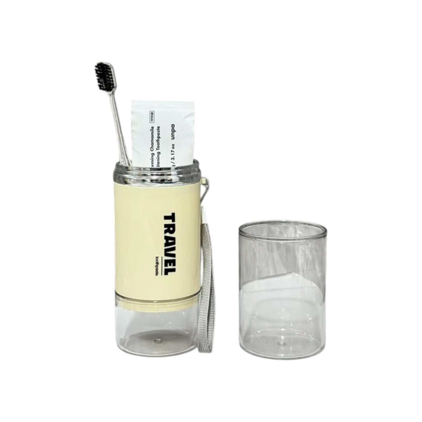 MHome 2-in-1 Travel Toothbrush Holder & Cup