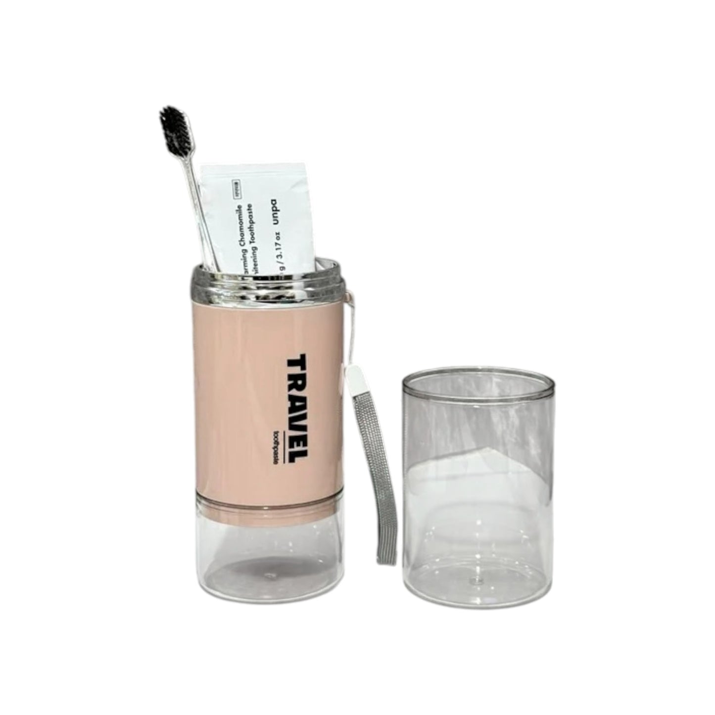 MHome 2-in-1 Travel Toothbrush Holder & Cup