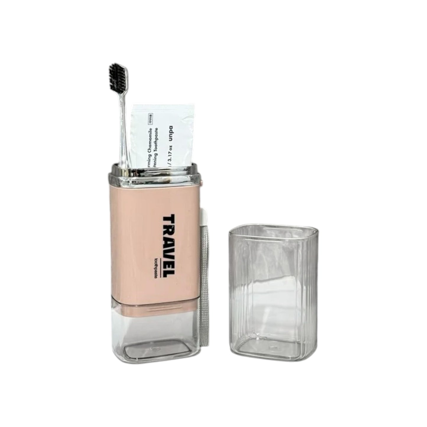 MHome 2-in-1 Travel Toothbrush Holder & Cup