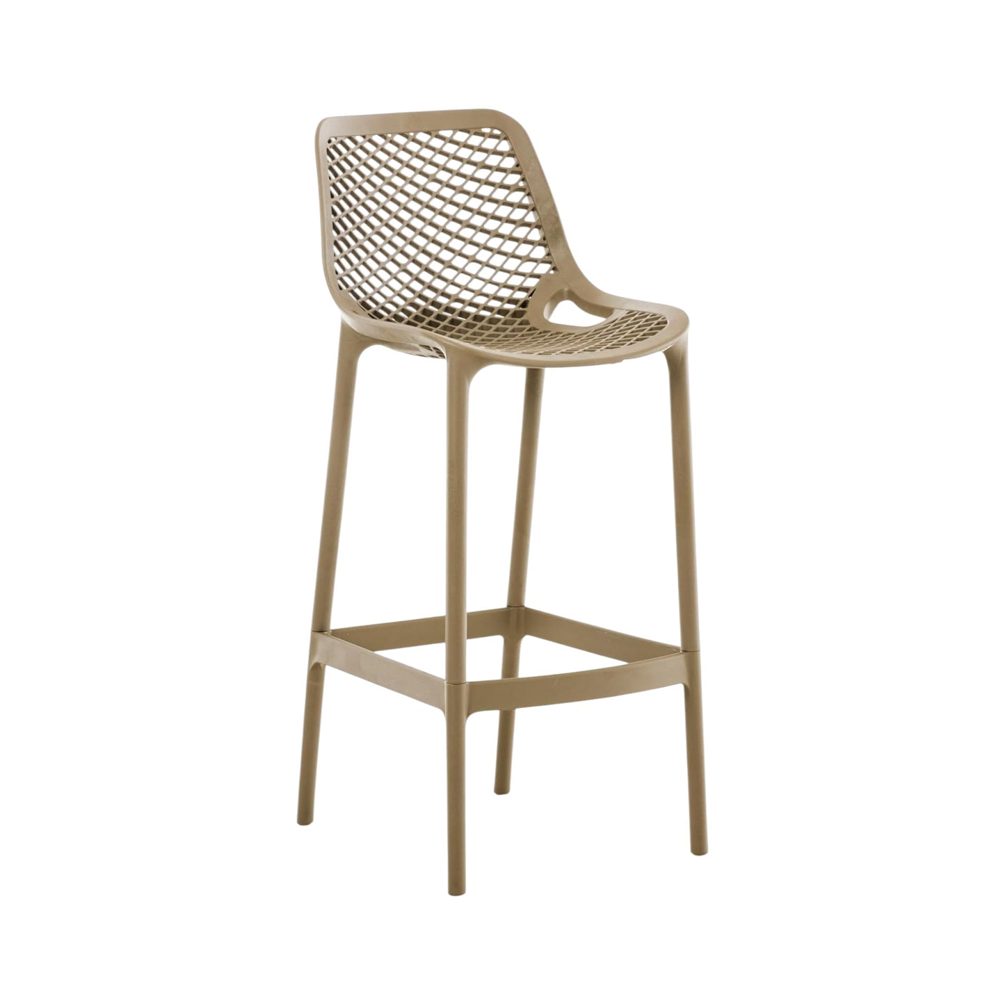 MFurn Stackable Outdoor Bar Stool – 75 cm Seat Height