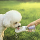 Portable Dog Water Bottle – 330 ml Capacity with Food Storage