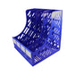 File Organiser Holder / Magazine File Holder – 3 & 4 Compartment Plastic Desk Organiser