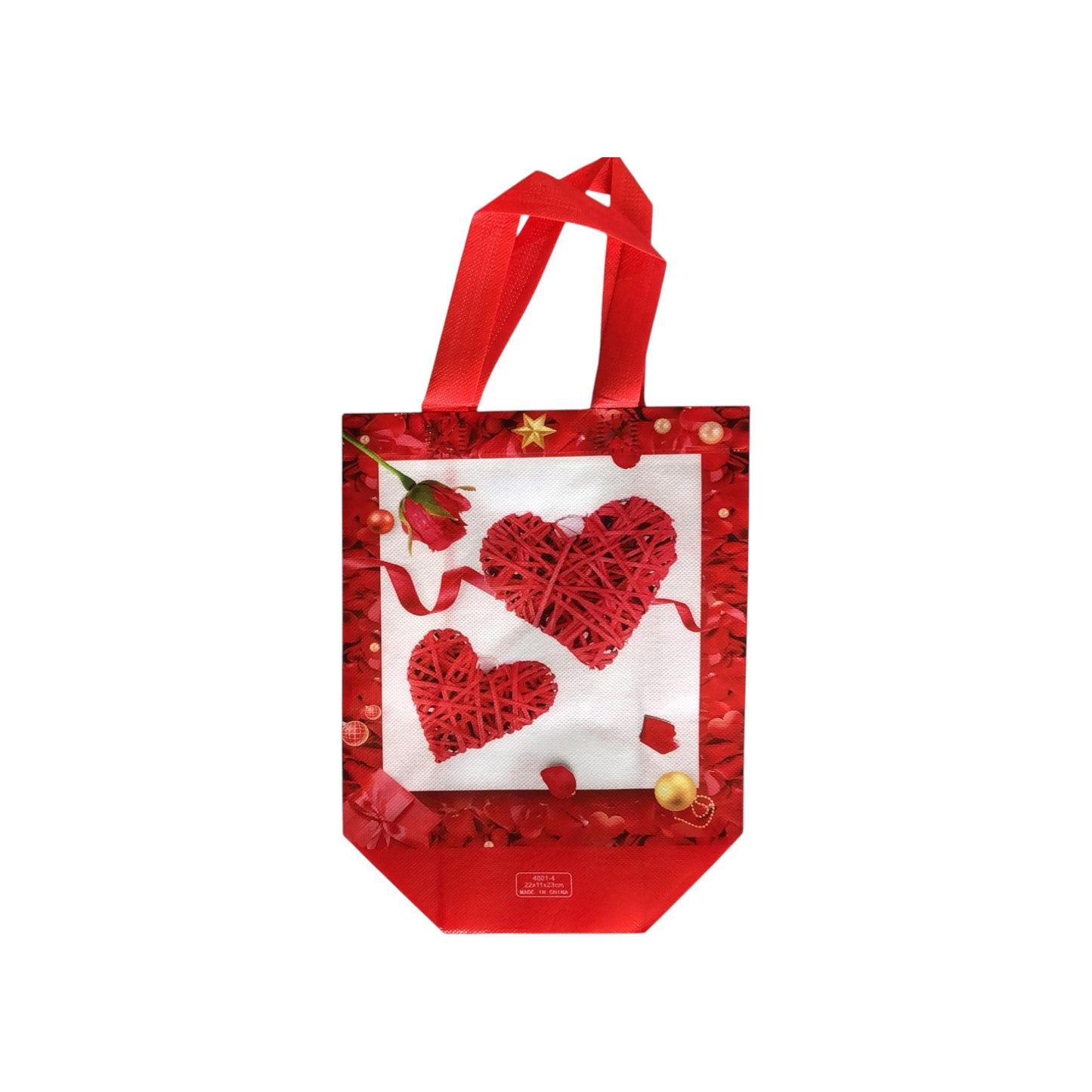 Valentine’s Day Tote Bags – Reusable Elegant Red Heart & Gift Designs
