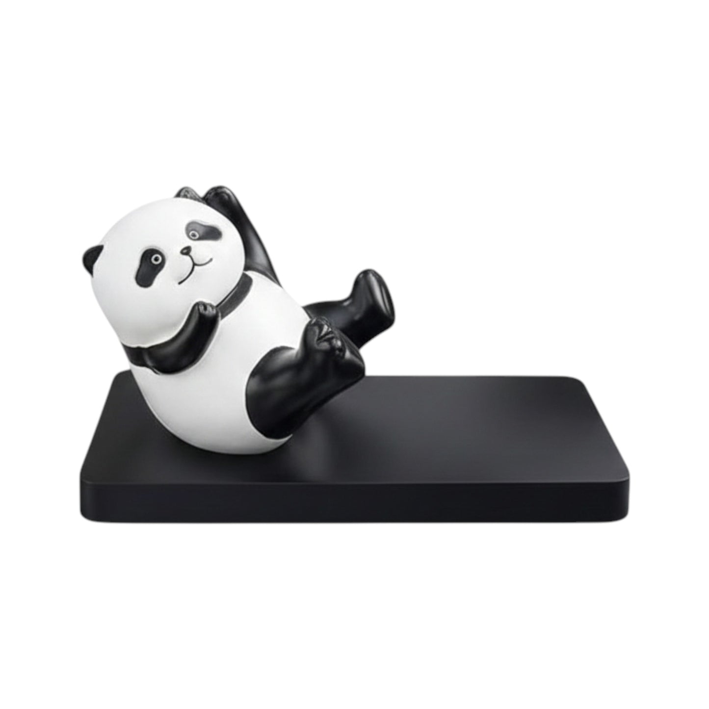 MHome Panda Wine Bottle Holder – Hand-Painted Resin Figurine