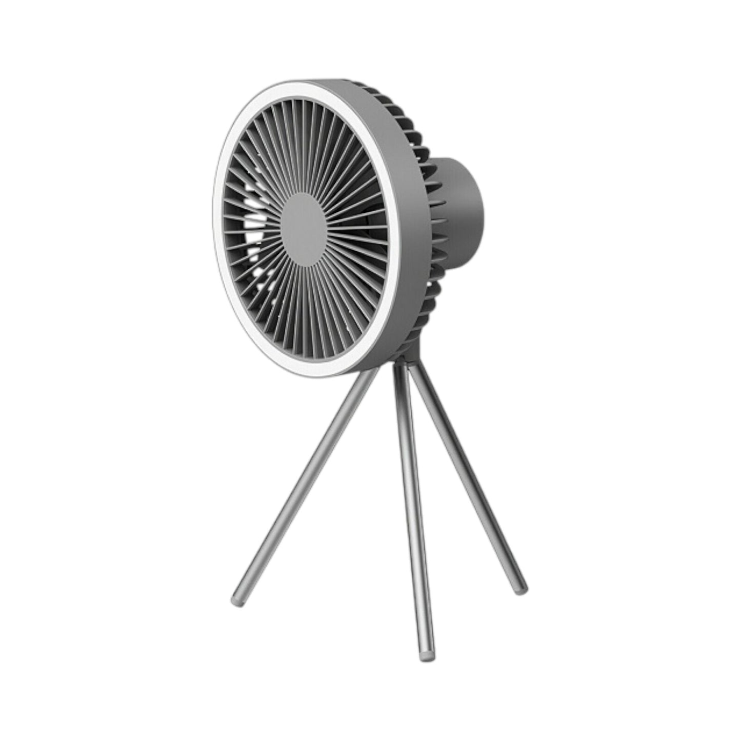 Portable LED Fan with Tripod Stand – 10,000mAh, USB-C Rechargeable, 3-Speed