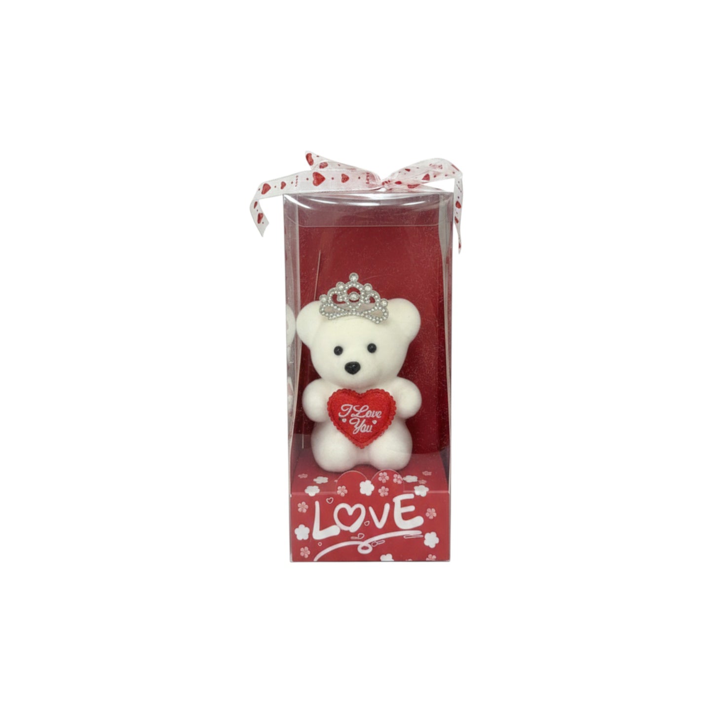 Miniature Plush Bear “I Love You” Gift Set