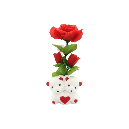 Romantic Rose & Twin Bear Keepsake Gift Box – Valentine’s Day Gift