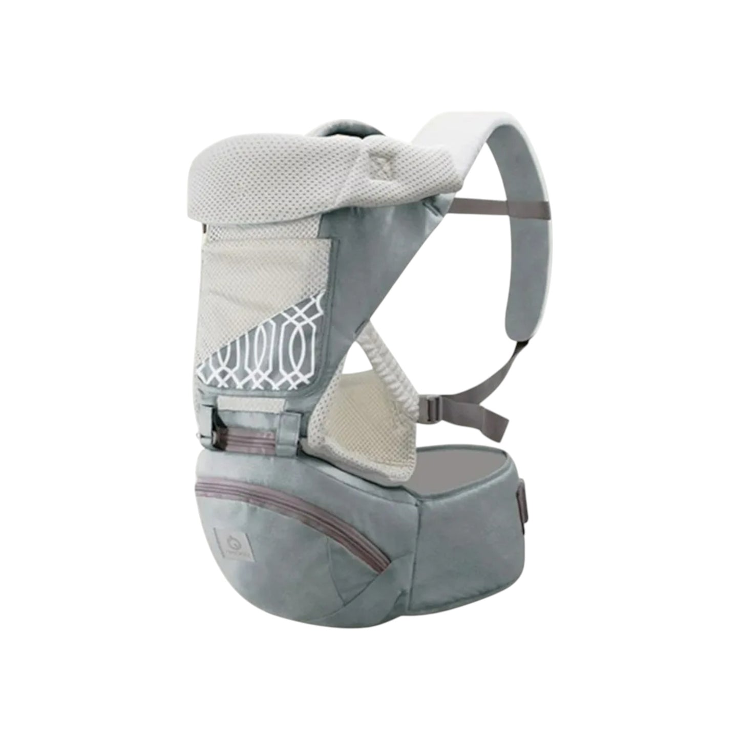 4-in-1 Ergonomic Baby Carrier with Hip Seat & Lumbar Support
