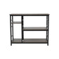 MFurn Modern Industrial 3-Tier Console Table & Storage Rack
