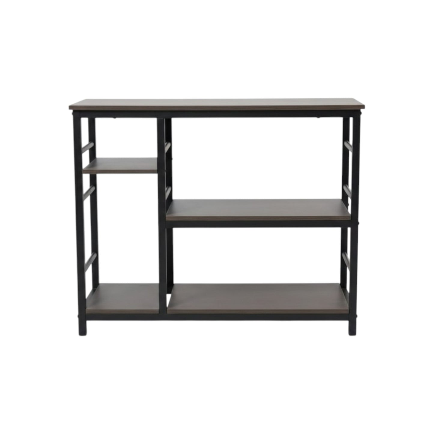 MFurn Modern Industrial 3-Tier Console Table & Storage Rack