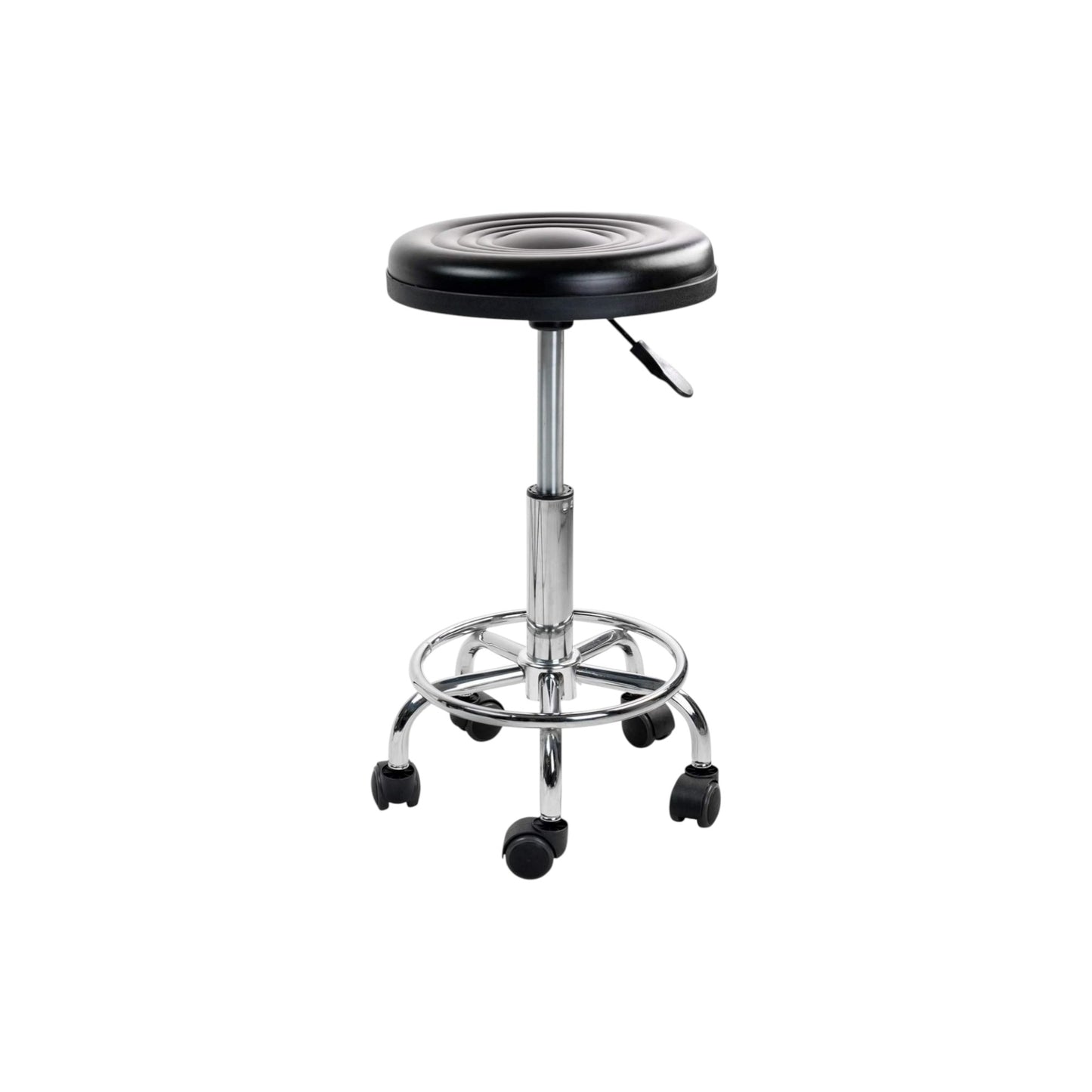 MFurn Adjustable Rolling Stool with Wheels