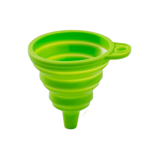 MHome Silicone Collapsible Funnel – Food Grade Foldable Kitchen Funnel
